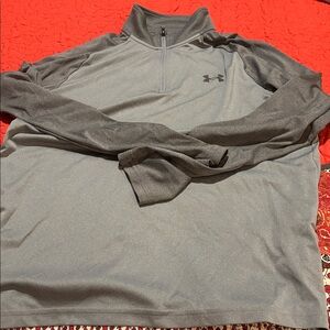 Under Armour Charcoal Quarter-Zip Top